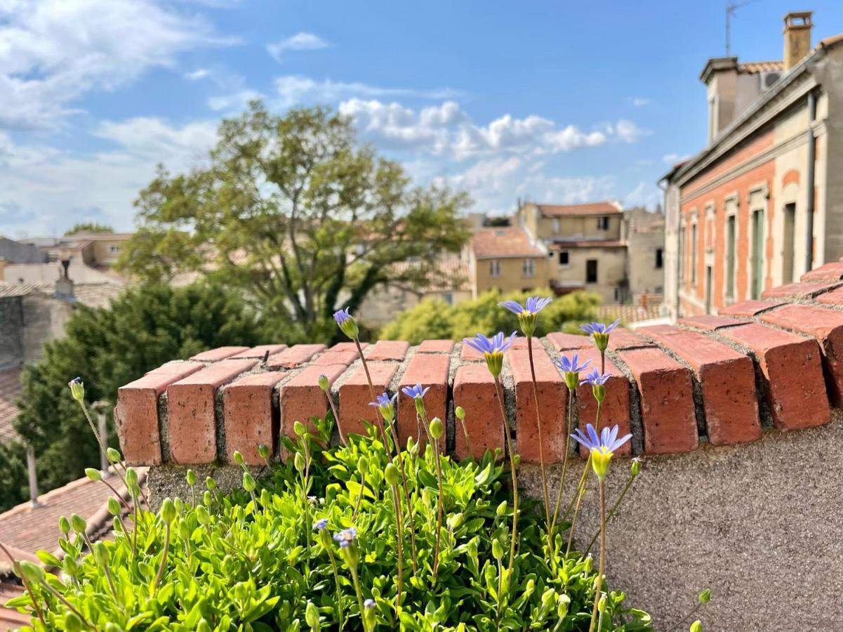 L'Atypique - T3 Grande Terrasse, Bbq Vue Et Cheminee Lejlighed Avignon Eksteriør billede