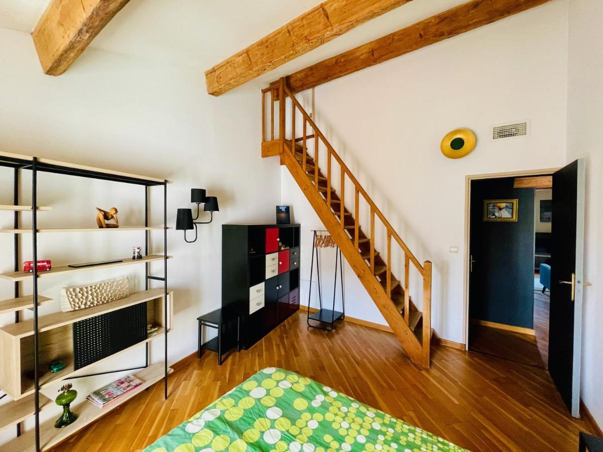 L'Atypique - T3 Grande Terrasse, Bbq Vue Et Cheminee Lejlighed Avignon Eksteriør billede